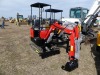 Future FT13 Mini Excavator, s/n 241226: Gas Eng., 4-post Canopy, Manual Thumb, 1 hr - 2