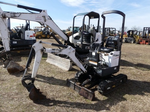 Bobcat 418 Mini Excavator, s/n B39212459: Rollbar, Rubber Tracks, 326 hrs