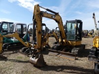 Cat 305CCR Mini Excavator, s/n WJG03381: C/A, Rubber Tracks, 8369 hrs