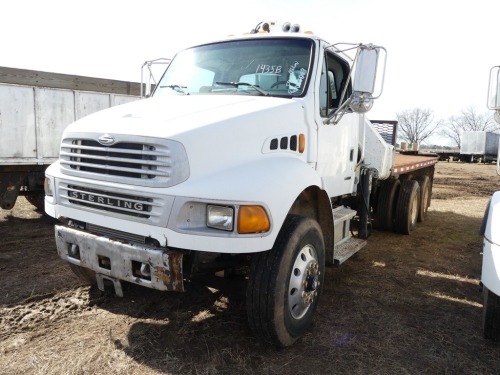 2004 Sterling Acterra Flatbed Truck, s/n 2FZHCHDC84AN24619: w/ IMT Lift, 146K mi.