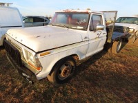 1979 Ford F350 Flatbed Truck, s/n F37SCED3296137T (No Title - Bill of Sale Only)