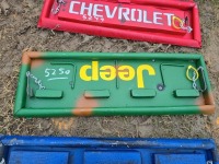 Metal Jeep Tailgate Art