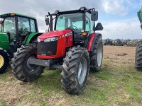 2021 Massey Ferguson 6713 MFWD Tractor, s/n MC200TMC000650: C/A, 1374 hrs