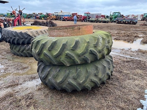 (2) 18.4x38 Tractor Tires w/ Rims