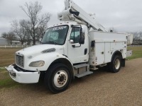 2009 Freightliner M2-106 Bucket Truck, s/n 1FVACXDT29HAE1580: S/A, Cummins Eng., Auto, Altec TA37M Aerial Unit, 246K mi.