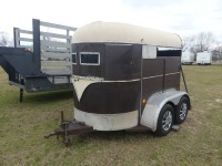 Horse Trailer (No Title - Bill of Sale Only): T/A, Bumper-pull