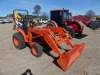 Kubota L3800D MFWD Tractor, s/n 83525: Rollbar, Kubota LA524 Loader w/ Bkt., 3PH, PTO, Drawbar, 122 hrs - 2