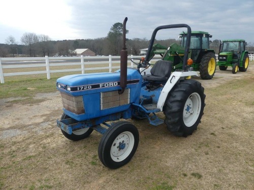 Ford 1720 Tractor, s/n UL31584: 2wd, Rollbar, 2 Hyd Remotes, PTO, 3PH Hitch, 2238 hrs