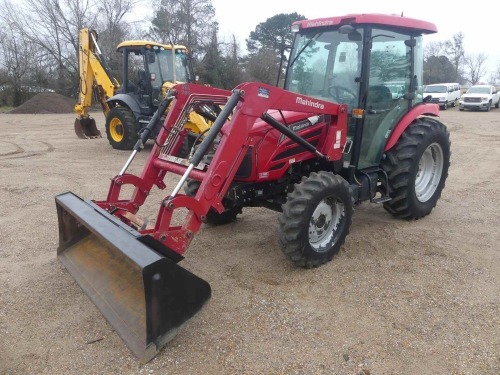 Mahindra 6110 MFWD Tractor, s/n 01791: Cab, Diesel, Loader w/ Bkt.