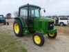 1993 John Deere 6100 Tractor, s/n L06100P146935: 2wd, Encl. Cab, Drawbar, Lift Arms, 2 Hyd Remotes, Power Quad 20/20, 540/1000 PTO, 16.9/34 Rears, 2530 hrs - 2