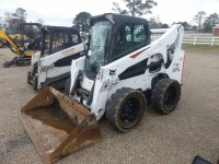 2017 Bobcat S740 Skid Steer, s/n B3BT12593: Encl. Cab, Hyd. QC Bkt., Aux. Hydraulics, Rubber-tired, 948 hrs