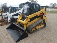 2022 Cat 259D3 Skid Steer, s/n CW918924: Encl. Cab, 2-sp., Hyd. Quick Attach Bkt., Aux. Hydraulics, Rubber Tracks, 2346 hrs