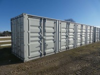 Unused 2024 40' High Cube Container, s/n CFGU4027432: 4 Side Doors, 1 End Door, Lock Box