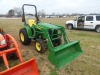 2016 John Deere 3032E MFWD Tractor, s/n 1LV3032EKGG100360: Rollbar, JD D160 Loader w/ Bkt., Drawbar, 3PH, PTO, 108 hrs - 2