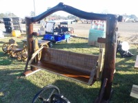 Teak Swing on Posts