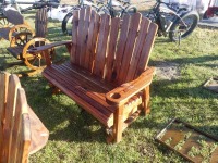 Cedar Glider Love Seat