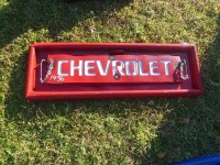 Metal Chevrolet Tailgate