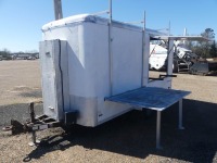 Miller Trailblazer 251 Welder/Generator, s/n KK310132 w/ Trailer (No Title - Bill of Sale Only): w/ Leads, 9KW Generator, Wheelbarrow Air Compressor, Craftsman Tool Box, Air Hose & Reel, 2 Wire Feed Guns, Mounted in 2005 Cargo Sport 14.5' T/A Trailer, s/n