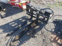 Unused ACT Quich Attach 48" Pallet Forks, s/n ZD24122001L for Skid Steer