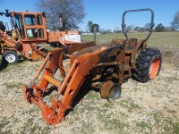 Kubota MX5100 MFWD Tractor (Salvage): LA844 Loader, Fire Damaged