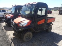 2023 Kubota RTV1100C 4WD Utility Vehicle, s/n A5KC2GDBHPH077985 (No Title - $50 Trauma Care Fee Applies): Encl. Cab, Diesel Eng., Hyd. Dump Bed, Winch, Brushguard, Meter Shows 1171 hrs