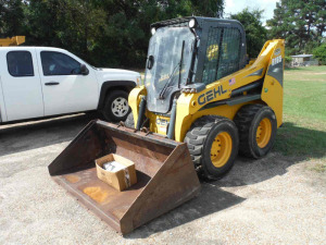 Gehl R165 Skid Steer, s/n 198456: Encl. Cab, Meter Shows 1130 hrs