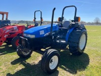 New Holland TN65 Tractor, s/n 001321481: 2wd, Hyd Remote, Meter Shows 611 hrs