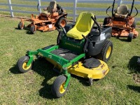 John Deere Z445 Zero-turn Mower, s/n M0Z445C061765: Meter Shows 683 hrs