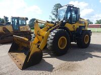 2023 Komatsu WA200-8 Rubber-tired Loader, s/n 87979: C/A, Heat, Backup Camera, 96" Bkt. w/ Bolt On Cutting Edge, Matching 20.5R25 Tires, 1648 hrs