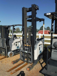 Crown S700 Order Picker Forklift, s/n 1A449347 (Salvage - Flood Damaged): 36V, Has Battery, No Charger, Side Shift, 3500 lb. Cap