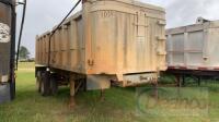 Trail Co Dorsey Trailer, 1973, Tandem Axle, 24' Alum dump, S/N 9215