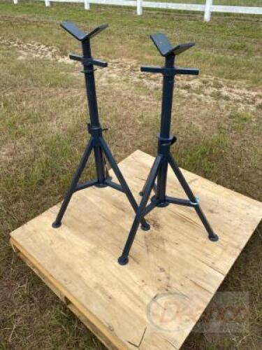 (2) METAL STANDS