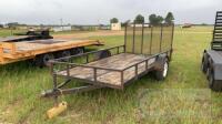 12' Utility Trailer, No Title, No tag receipt