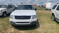 2006 FORD EXPLORER, WHITE