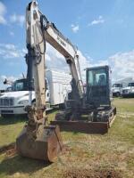 BOBCAT E-85 EXCAVATOR, S/N B34T11830, SHOWING 3697 HOURS