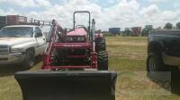 Mahindra 4550 with Front end Loader, Showing 29.4 Hours, Vin - PNFY2528