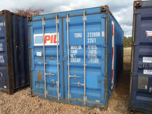 20' Shipping Container, s/n TDRU2726988