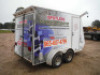 2007 Power Clean The Master Touch 3000 Hot Water Pressure Washer in 6x12 Box Trailer (No Title): Kohler 24hp Gas Eng., Rear & Sode Door, Meter Shows 1143 hrs - 2