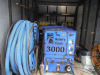 2007 Power Clean The Master Touch 3000 Hot Water Pressure Washer in 6x12 Box Trailer (No Title): Kohler 24hp Gas Eng., Rear & Sode Door, Meter Shows 1143 hrs - 3