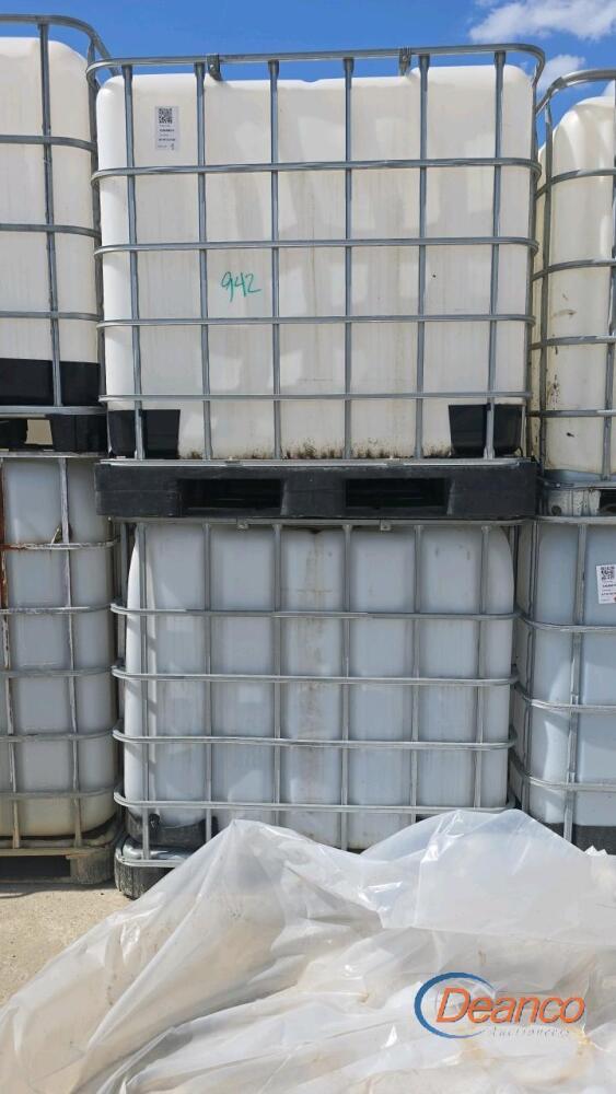 (10) Intermediate Bulk Container (IBC) tote tank
