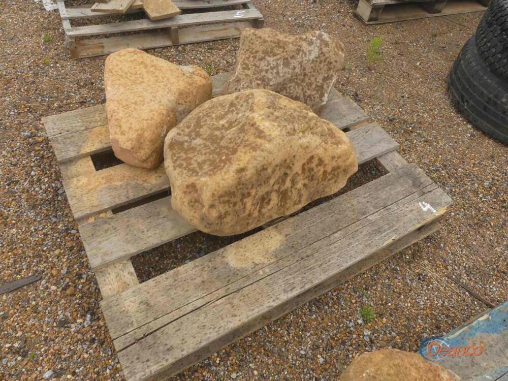 Pallet of (3) Rocks
