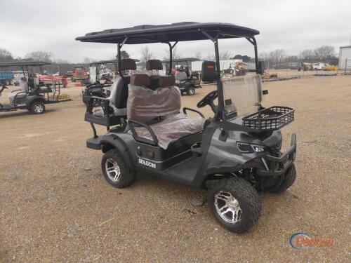 IRGC80 Electric Golf Cart, s/n LQ202500690 (No Title): Canopy, Windshield, 60-volt, Rear Seat, Bluetooth Radio, Backup Camera, Turn Signals, Alum. Wheels, On Board Charger
