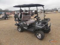 IRGC80 Electric Golf Cart, s/n LQ202500690 (No Title): Canopy, Windshield, 60-volt, Rear Seat, Bluetooth Radio, Backup Camera, Turn Signals, Alum. Wheels, On Board Charger
