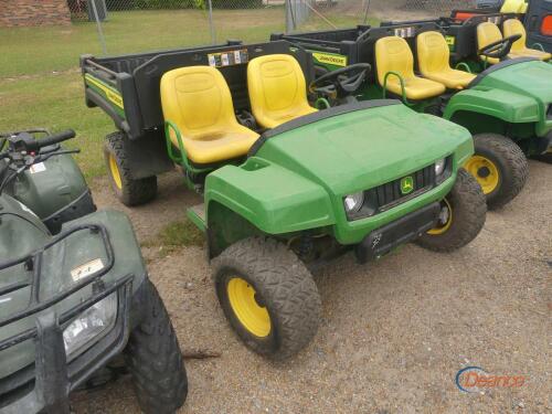 2024 John Deere TX4x2 Gator Utility Vehicle, s/n 1M04X2XDLPM182117 (No Title - $50 Trauma Care Fee Applies): 2wd, Gas Eng., Manual Dump Bed, Locking Diff, 805 hrs