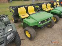 2024 John Deere TX4x2 Gator Utility Vehicle, s/n 1M04X2XDLPM182117 (No Title - $50 Trauma Care Fee Applies): 2wd, Gas Eng., Manual Dump Bed, Locking Diff, 805 hrs