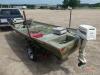 1996 SeaNymph 14' Aluminum Boat, s/n OMCL1718H596 w/ Trailer: Johnson 6hp Motor, Minnkota Trolling Motor - 3