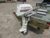 1996 SeaNymph 14' Aluminum Boat, s/n OMCL1718H596 w/ Trailer: Johnson 6hp Motor, Minnkota Trolling Motor - 4