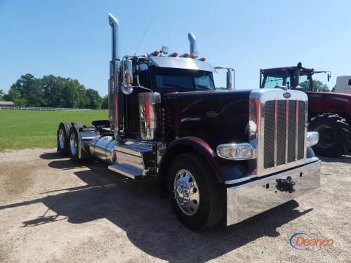 2024 Peterbilt 389 Truck Tractor, s/n 1XOXDP9XXRD690727: T/A, Day Cab, Paccar Eng., Eaton 10-sp., 205K mi.