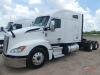 2022 Kenworth T680 Truck Tractor, s/n 1XKYDP9X2NJJ133655: T/A, 60" High Top Sleeper, Paccar MX13 456hp Eng., Auto, 12.5K Front, 40K Rears, Odometer Shows 483K mi. - 23