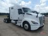 2022 Kenworth T680 Truck Tractor, s/n 1XKYDP9X9NJ133684: T/A, 60" High Top Sleeper, Paccar MX13 456hp Eng., Auto, 12.5K Front, 40K Rears, Odometer Shows 481K mi.
